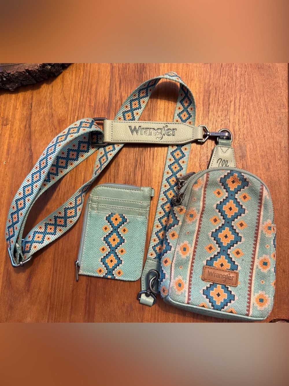 Wrangler Sling Bag and Matching Wallet